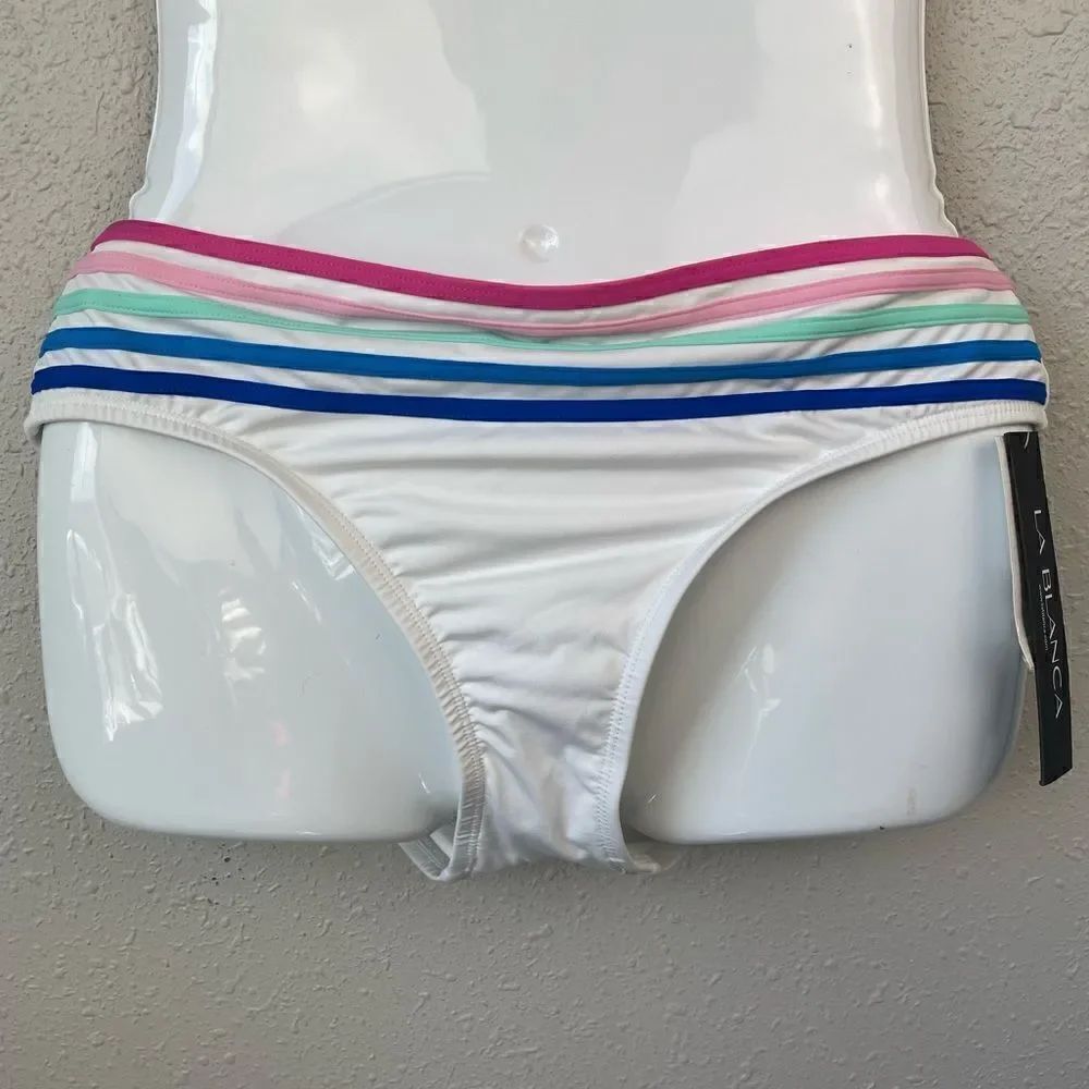 NWT La Blanca Bikini Bottoms Sizes 6-12